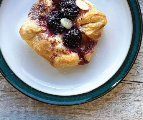 Danish Pastries with Cherries