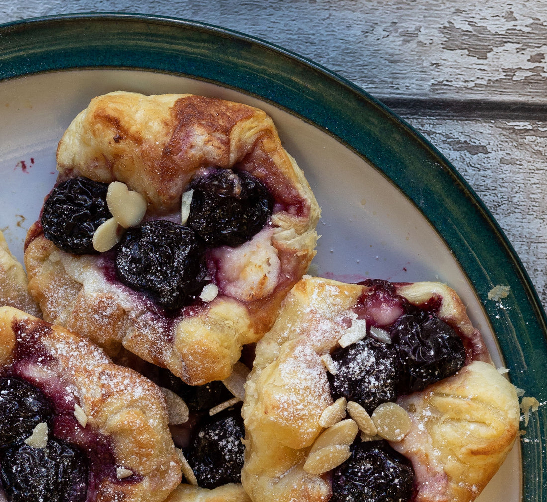 Easy Danish Pastries with Cherries