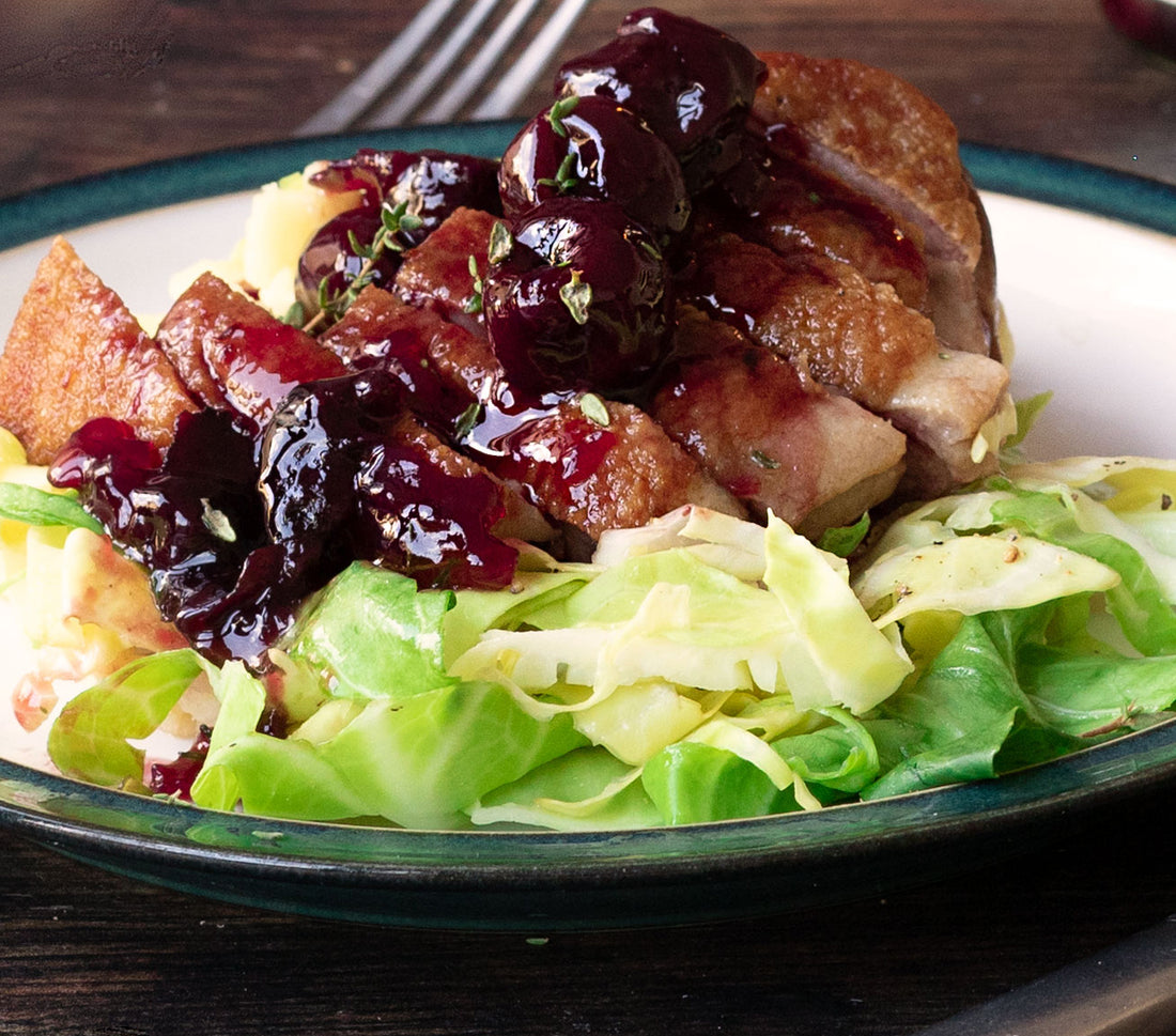 Duck Breast with Cherry Sauce