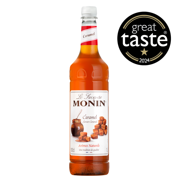 Buy MONIN Caramel syrup. It's a perfect match for all coffee, chocolate and cocktail.